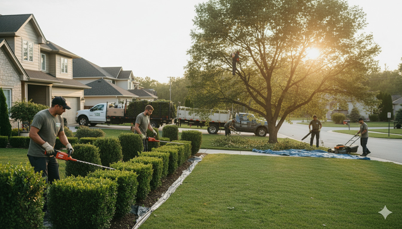 Complete landscape care and maintenance